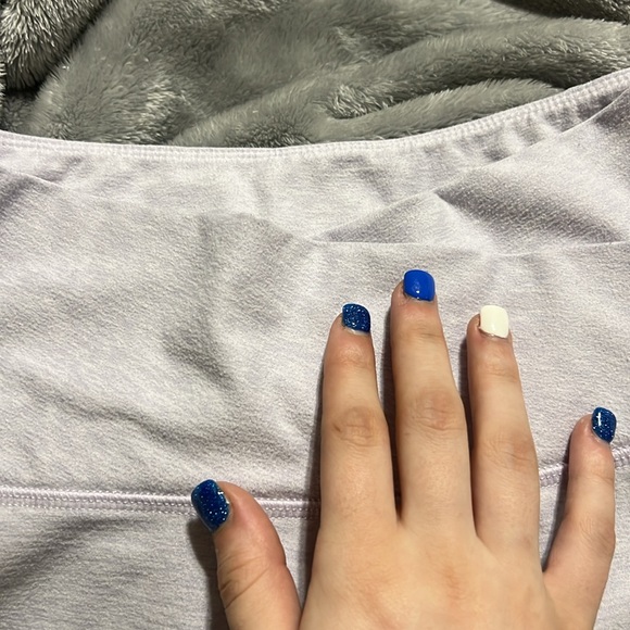 Women’s Purple cross front shorts - Picture 4 of 4